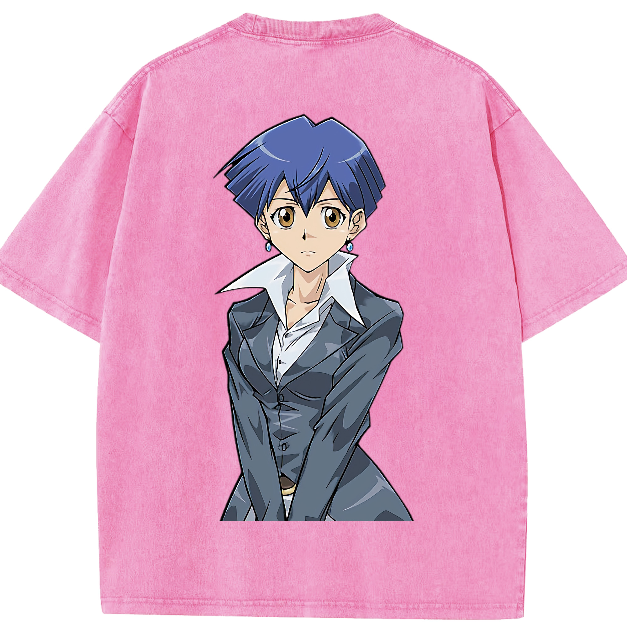 （画像用） 遊☆戯☆王 Yu-Gi-Oh! 綿100% ヴィンテージ風 半袖Tシャツ（背面プリント）